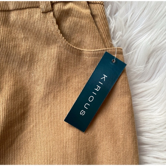 NWT Kirious Tan Corduroy Maxi Skirt - Picture 3 of 6